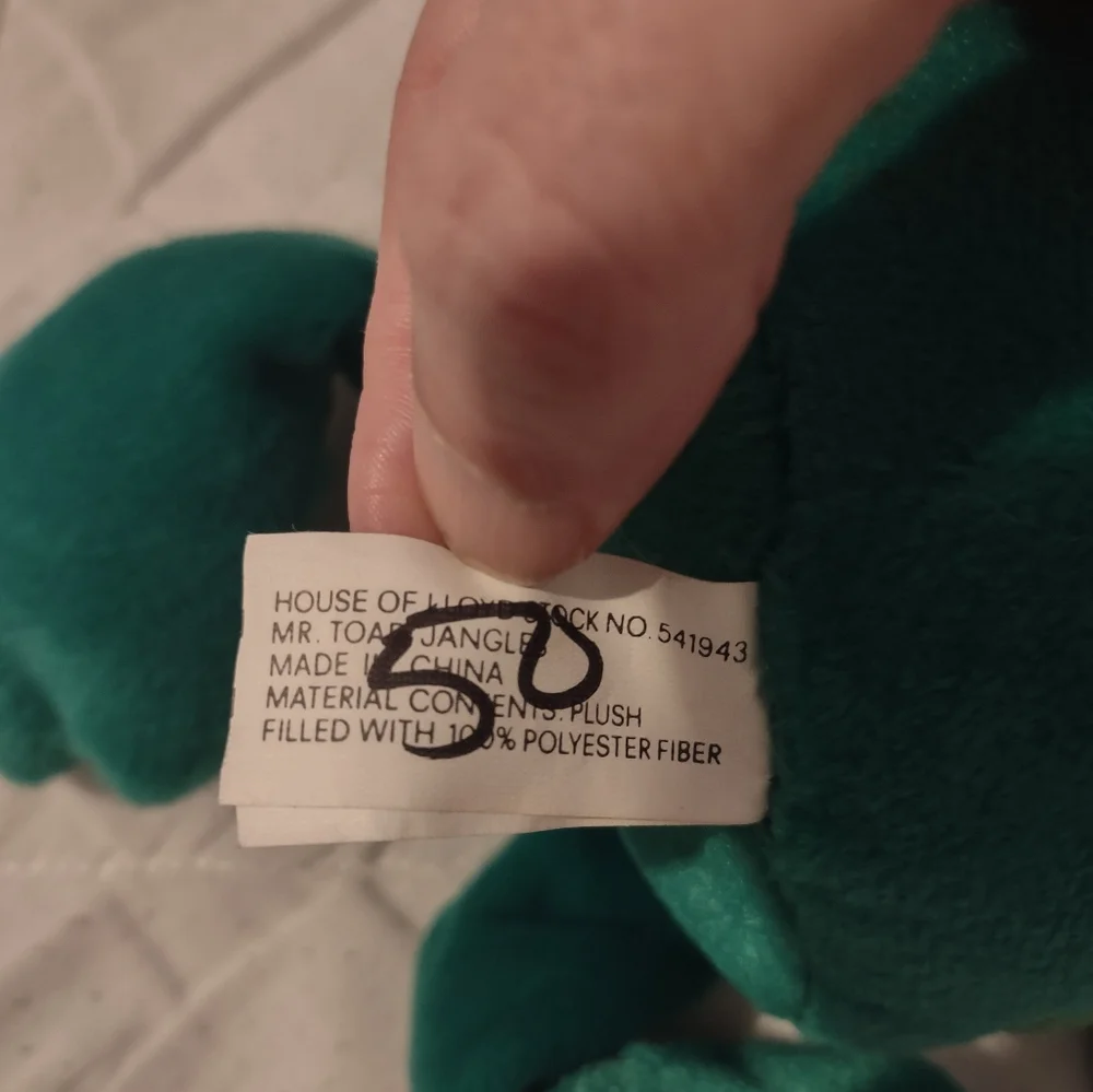Toad Frog Plush 